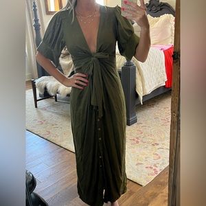 Free People Vintage Summer MIDI Dress